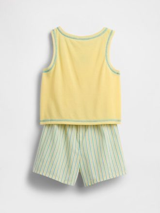 Conjunto de pijama corto reciclado para niños
