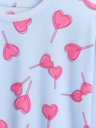 Conjunto de pijama corto reciclado para niños