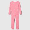 Conjunto de pijama de algodón orgánico cepillado para bebés y niños pequeños Conjunto de pijama de algodón orgánico cepillado para bebés y niños pequeños