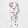 Conjunto de pijama de algodón orgánico cepillado para bebés y niños pequeños