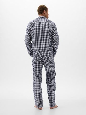 Conjunto de pijama de popelina para adultos