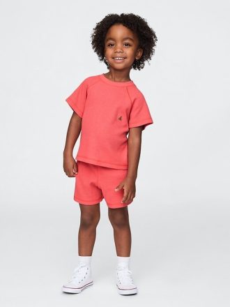 Conjunto de punto gofre para bebé y niño pequeño