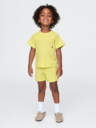 Conjunto de punto gofre para bebé y niño pequeño