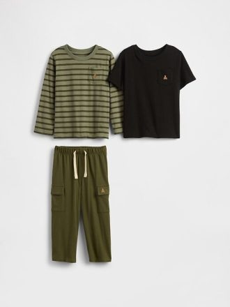Conjunto de ropa para bebé y niño pequeño que se puede combinar