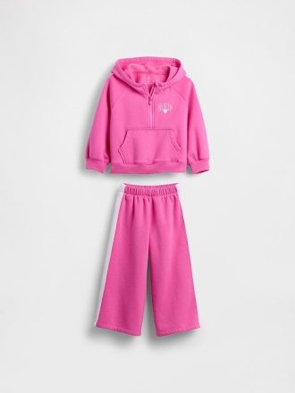Conjunto de sudadera con capucha vintage suave para bebé y niño pequeño
