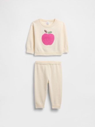 Conjunto de suéter gráfico para bebé Conjunto de suéter gráfico para bebé
