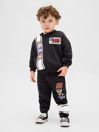 Conjunto deportivo Gap × Disney para bebés y niños pequeños VintageSoft Cars