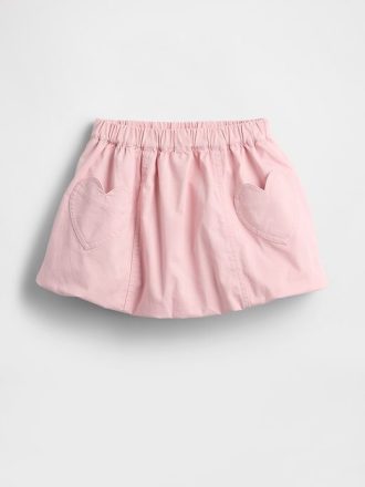 Falda de burbuja con bolsillo de corazón para bebés y niños pequeños