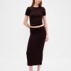 Falda midi elástica CashSoft