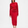 Falda midi elástica CashSoft