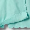 Falda pantalón cruzada festoneada de lino y algodón para niños Falda pantalón cruzada festoneada de lino y algodón para niños