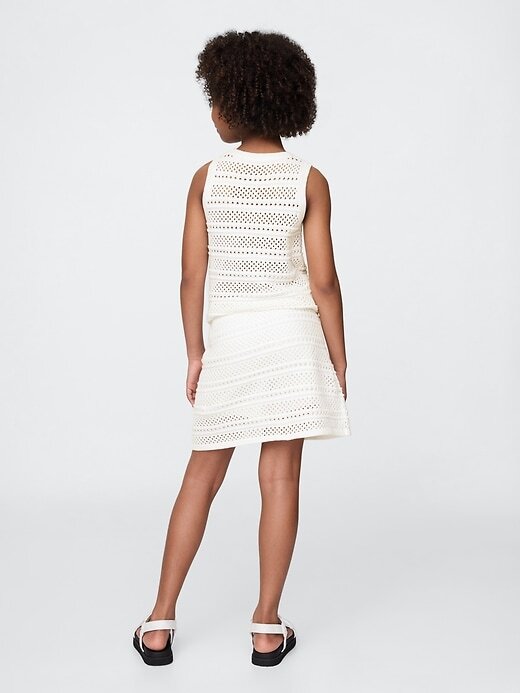 Falda pantalón fácil de crochet para niños Falda pantalón fácil de crochet para niños