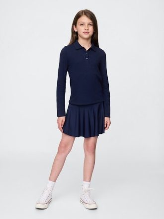 Falda pantalón fácil de uniforme para niños