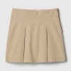 Falda pantalón plisada de color caqui para niños Falda pantalón plisada de color caqui para niños