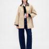 Gabardina extragrande de sarga Gabardina extragrande de sarga