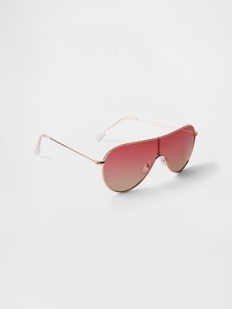 Gafas de sol de aviador Y2K para niños