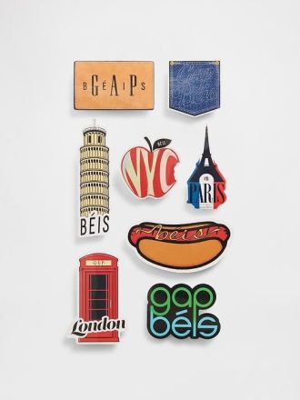 Gap × BÉIS Pegatinas de viaje extraíbles (paquete de 8) Gap × BÉIS Pegatinas de viaje extraíbles (paquete de 8)