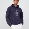 Gap × DÔEN Sudadera con capucha raglán con logotipo de peso pesado para adultos