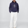 Gap × DÔEN Sudadera con capucha raglán con logotipo de peso pesado para adultos