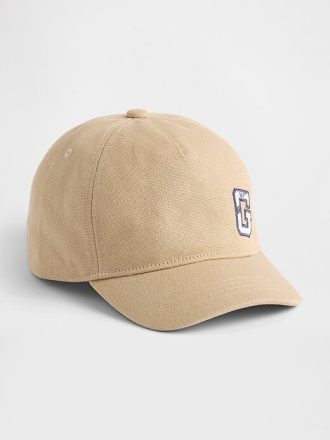 Gorra de béisbol con logotipo de algodón orgánico para niños