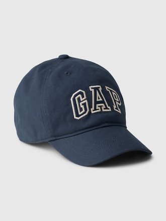 Gorra de béisbol de algodón orgánico para niños con logotipo de arco de Gap