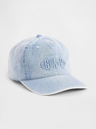 Gorra de béisbol vaquera con logo de Gap × BÉIS