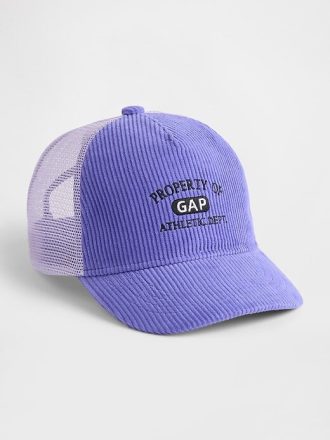 Gorra de camionero con logotipo de pana para niños