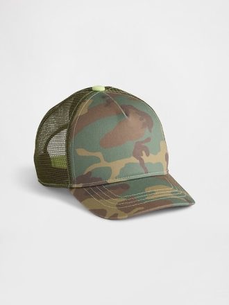 Gorra de camionero de camuflaje para niños