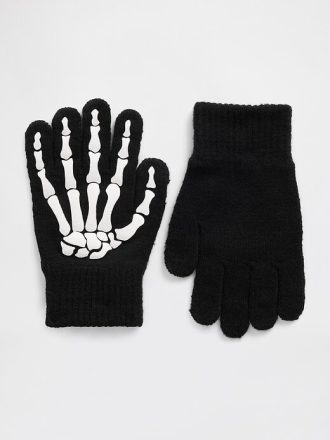 Guantes de esqueleto de Halloween para niños