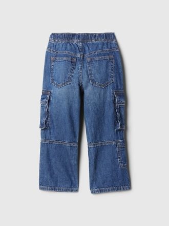 Jeans holgados cargo para bebés y niños pequeños