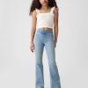 Jeggings acampanados de tiro alto para niños