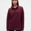 Jersey de jacquard acolchado con media cremallera GapFit