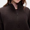 Jersey de jacquard acolchado con media cremallera GapFit