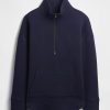 Jersey de jacquard acolchado con media cremallera GapFit