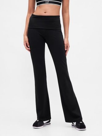 Leggings acampanados mini con pliegues suaves GapFit
