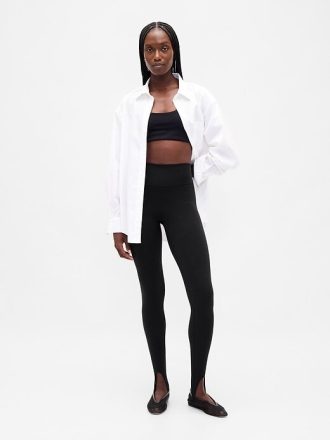 Leggings con estribos de tiro alto y suaves GapFit
