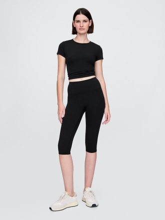 Leggings cortos de tiro alto y suaves GapFit