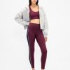 Leggings de rayas de tiro alto y largo completo GapFit Leggings de rayas de tiro alto y largo completo GapFit