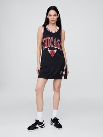 Minivestido de jersey reciclado de los Chicago Bulls de la NBA