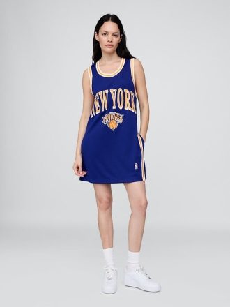 Minivestido de jersey reciclado de los New York Knicks de la NBA