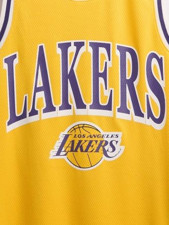 Minivestido de jersey reciclado de Los Ángeles Lakers de la NBA