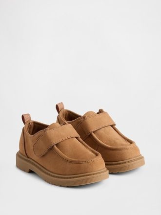Mocasines de ante vegano para niños pequeños