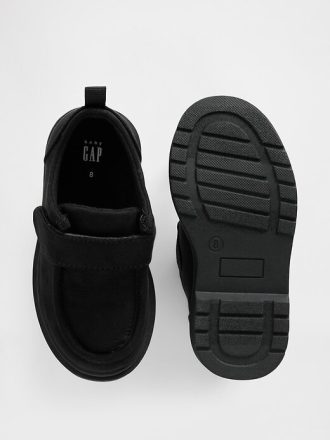 Mocasines de ante vegano para niños pequeños