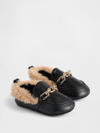 Mocasines de piel sintética para bebé