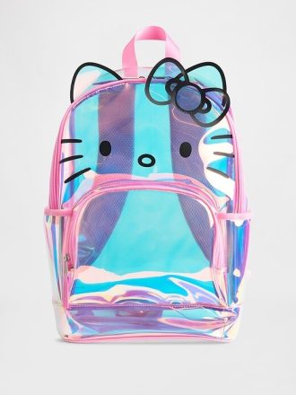 Mochila transparente de Hello Kitty para niños