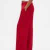 Pantalones 365 de tiro bajo, plisados  y de pierna ancha