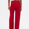 Pantalones 365 de tiro bajo, plisados  y de pierna ancha