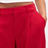 Pantalones 365 de tiro bajo, plisados  y de pierna ancha