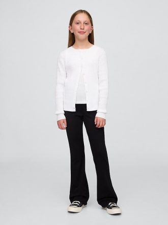 Pantalones acampanados fáciles de usar de uniforme para niños