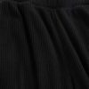 Pantalones anchos de canalé suave para niños Pantalones anchos de canalé suave para niños